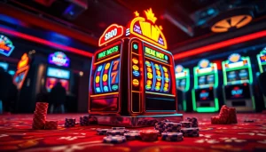 Mendapatkan pengalaman slot online dengan mesin slot berwarnawarni di kasino yang menggairahkan.