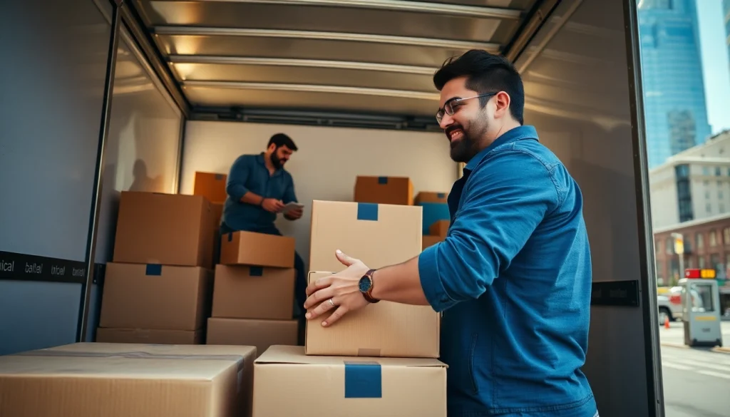 Moving team in Toronto efficiently loading items, showcasing a trusted Toronto moving company.