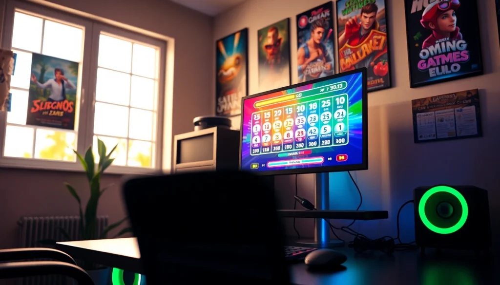 Memenangkan pengalaman toto togel resmi dengan set komputer gaming modern di ruang yang nyaman.