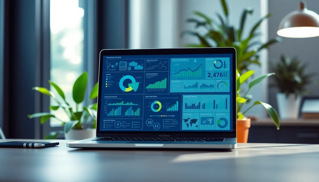 Engaging analytics from https://vj88.online/ displayed on a modern laptop in a fresh workspace.