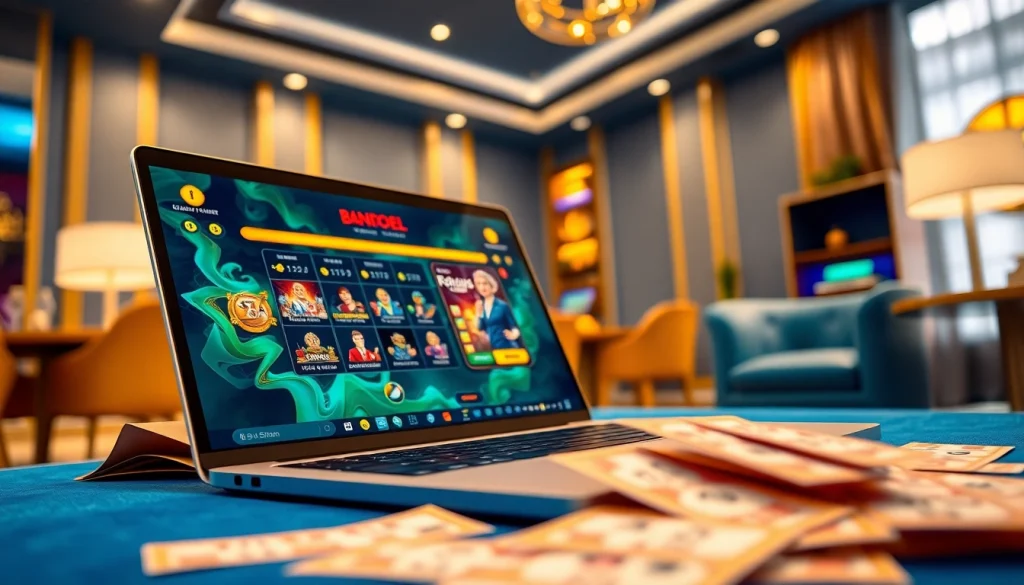 Menggambarkan pengalaman bandar togel yang menarik di platform online.