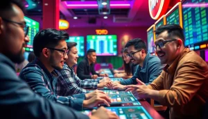 Menggambarkan pengalaman menarik dari situs toto macau, dengan pemain terlibat dalam lotere online.