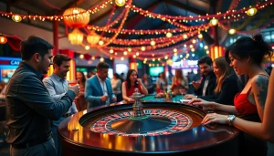 Menangkan pengalaman bandar toto terpercaya di kasino luar ruangan yang meriah.