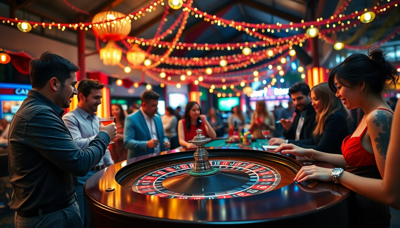 Menangkan pengalaman bandar toto terpercaya di kasino luar ruangan yang meriah.