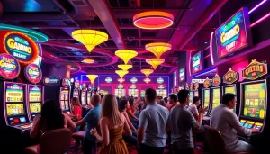 Menangkan jackpot di situs slot gacor dengan suasana kasino yang ceria dan slot modern.