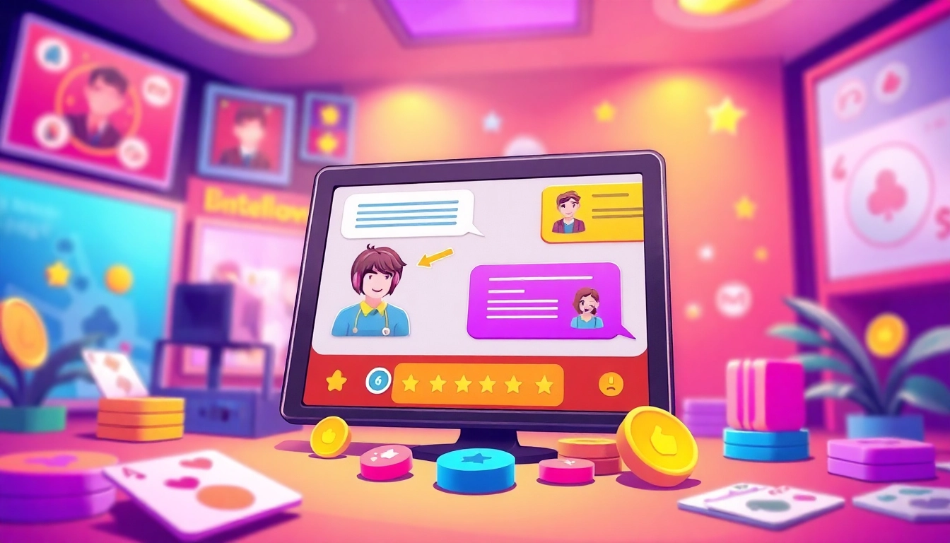 Permainan domino88 live chat game yang menarik dengan antarmuka dan avatar yang interaktif.