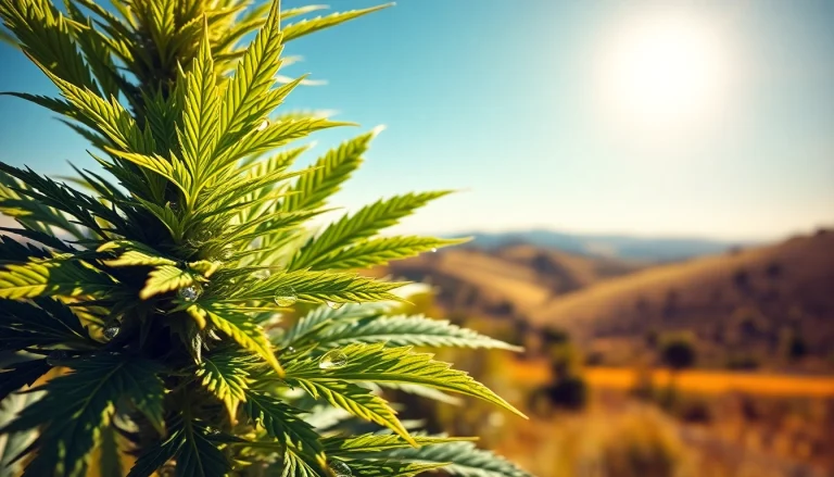 Consommer du cannabis en Espagne avec une belle plante de cannabis.