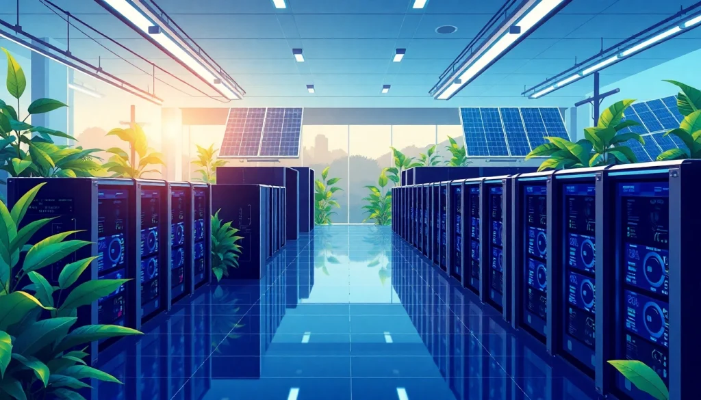 Innovative free crypto mining facility powered by renewable energy