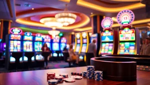 Experience the thrill of Situs Slot Terpercaya with vibrant slot machines and excitement.