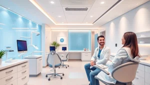 Best Invisalign provider in Petaling Jaya showcasing a modern dental clinic with friendly consultation.