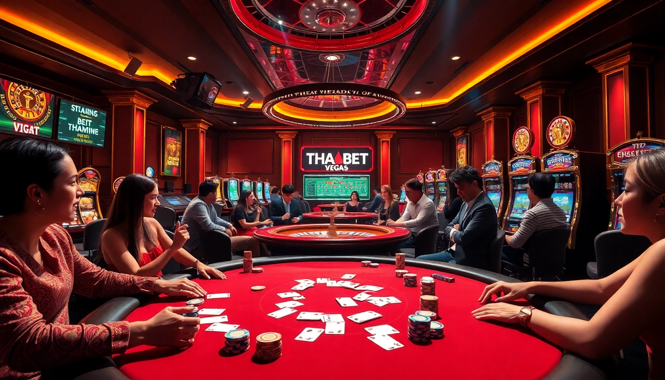 Engage in thrilling betting activities at https://thabet.vegas/ with luxurious casino atmosphere.