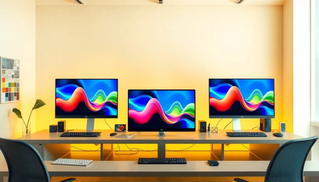 Nano Banana Pro technology enhancing creativity in a modern workspace.