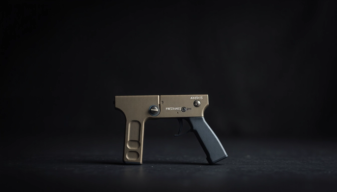 Admiring AR 15 binary trigger showcasing its innovative design and features.