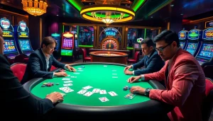 Experience high-stakes thrills at RR88 as players engage in intense poker games and enjoy top-tier slot machines.