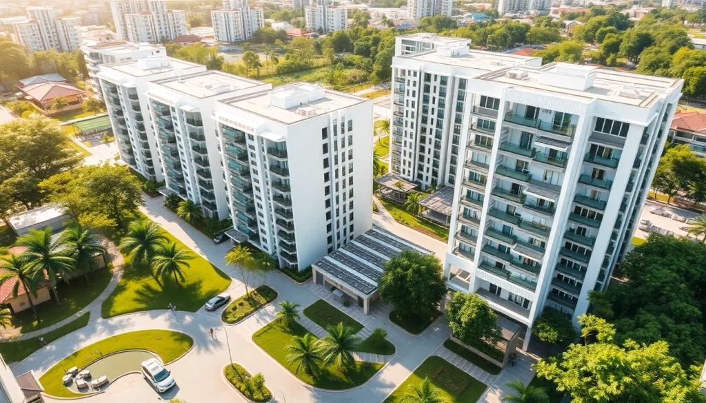 Discover the Tampines EC residential development featuring modern condominiums in a vibrant urban landscape.