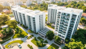 Discover the Tampines EC residential development featuring modern condominiums in a vibrant urban landscape.