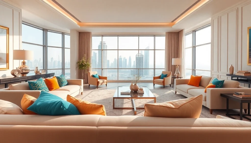 Transform your space with innovative interior design dubai ideas showcasing luxury living.