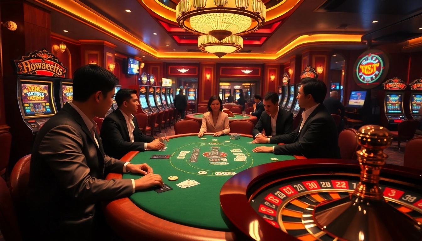 Experience the excitement of gambling with high-stakes poker action at a luxurious casino, Nếu như vậy bám vào đây.