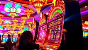 Pada mesin slot matador168, pemain menunjukkan kegembiraan saat menang.