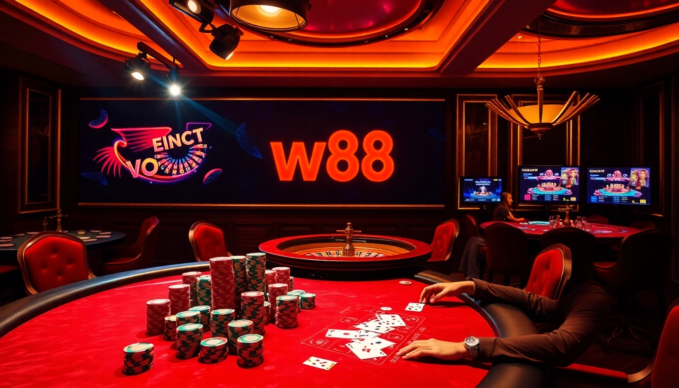 Experience the excitement of gambling with link vao w88 in a luxurious casino setting.