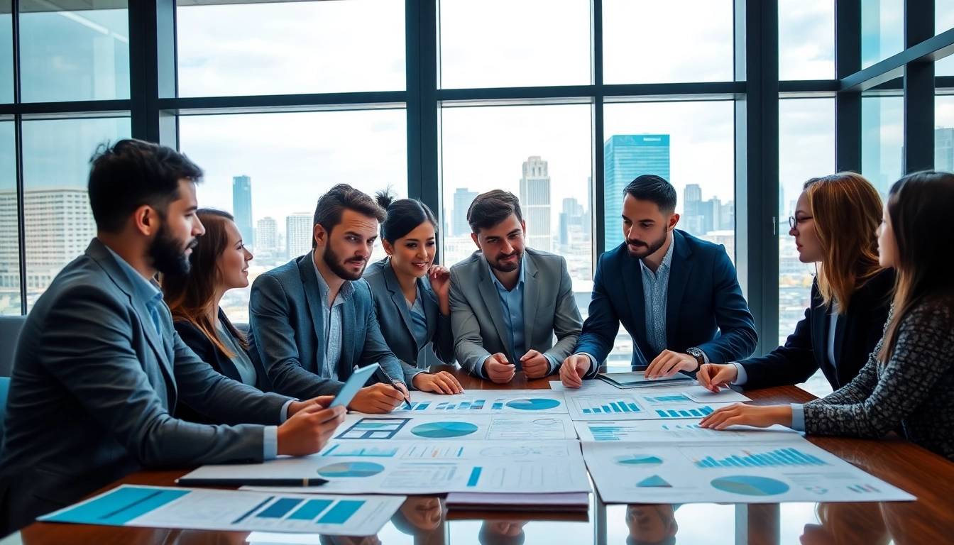 Enhance your understanding of Competitive intelligence through team strategy planning in a modern office.