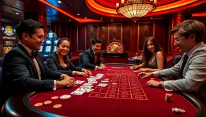 Experience thrilling baccarat gameplay at Haywin with vibrant casino atmosphere and engaging players.