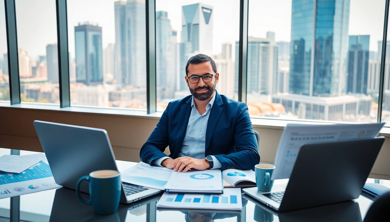 Engaging scene showcasing pedrovazpaulo operations consulting expert in a professional workspace.