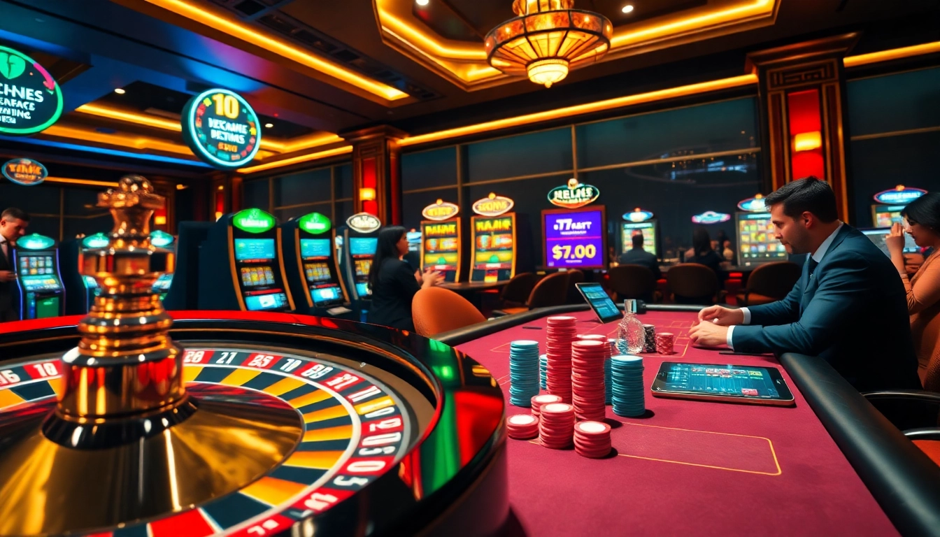 Players engaging in thrilling casino games at https://www.kjc.global/ highlighting the excitement of gambling.