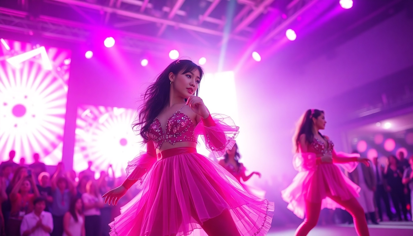 Dynamic BLACKPINK news scene showcasing Jennie's energetic performance on stage.