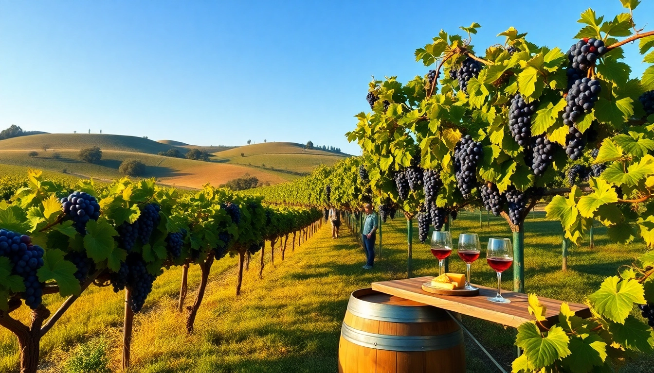 Savor the flavors of Sacramento Wineries with lush grapevines and scenic views.