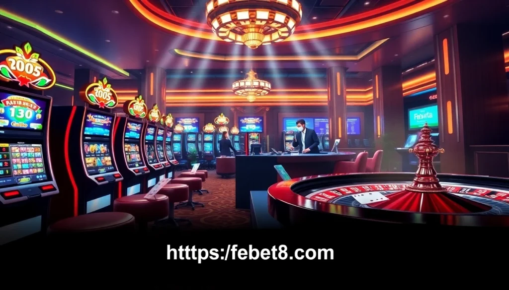 Experience the excitement of gambling with https://febet8.com's vibrant casino games and professional atmosphere.