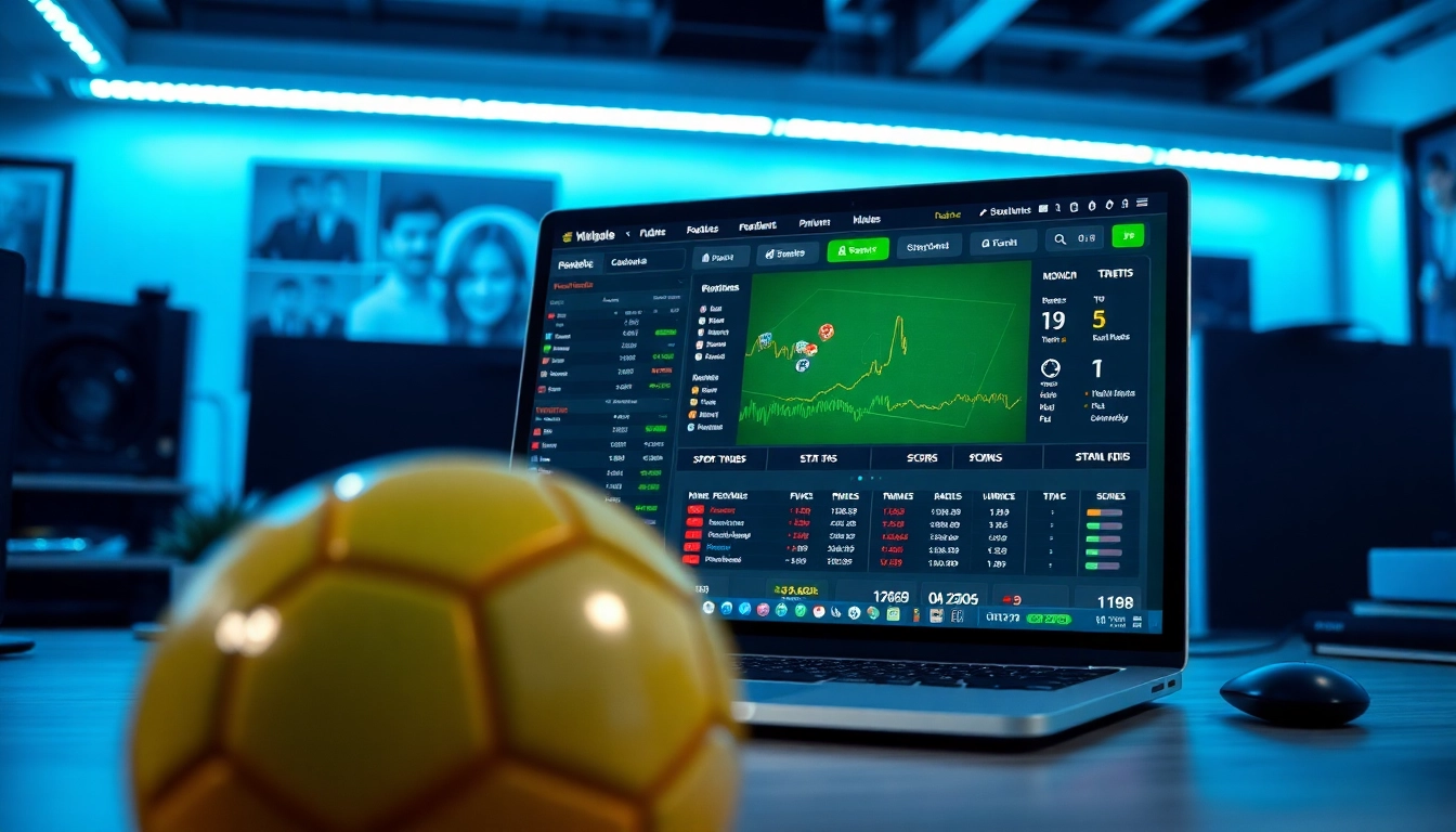 Real-time updates on kèo nhà cái displayed on a modern sports betting platform.