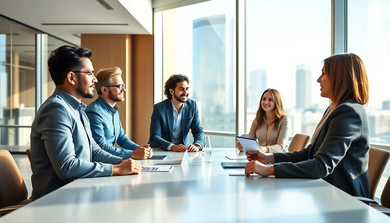 Strategic discussion on Acquisition Planning with diverse professionals in a modern office setting.