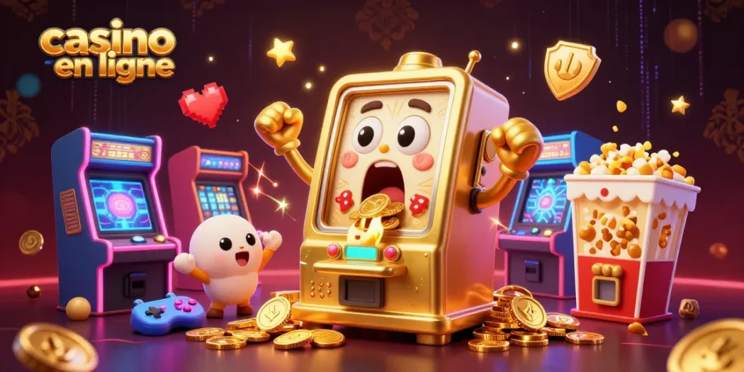 Le casino en ligne offre des jackpots surprenants avec des machines à sous dorées et des machines à popcorn.