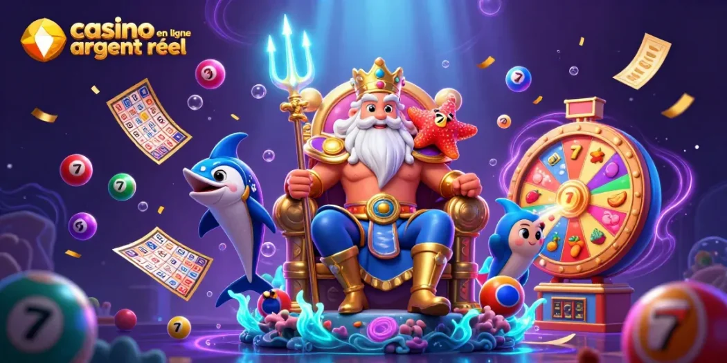 Jouer dans un casino en ligne argent réel avec Neptune et des éléments de jeu captivants.