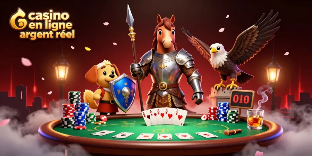 Obtenez des gains avec casino en ligne argent réel en jouant au poker et à d'autres jeux captivants.