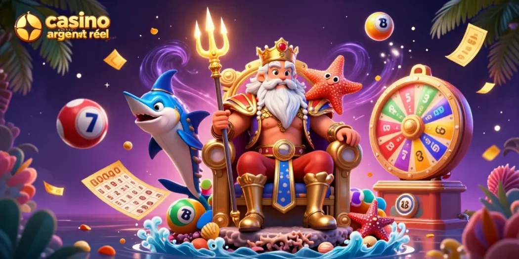 Vibrez avec l'énergie du casino en ligne argent réel grâce à Neptune et sa fortune.